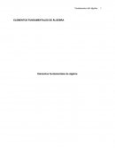 ELEMENTOS FUNDAMENTALES DE ÁLGEBRA
