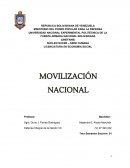 MOVILIZACIÓN NACIONAL