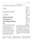 Comunicación organizacional: dimensiones, tensiones e interdependencias
