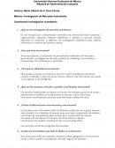 Investigación de Mercados Industriales Cuestionario Investigación cuantitativa