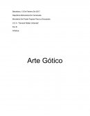 Artística. Arte Gótico
