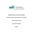 El outsourcing de recursos humanos en la actualidad