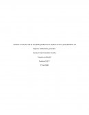 Impacto ambiental.Analizar el ciclo de vida de una planta productiva de sardinas en tarro, para identificar sus impactos ambientales generados
