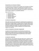 Características de la dimensión didáctica