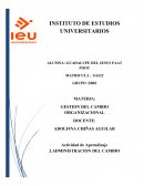 GESTION DEL CAMBIO ORGANIZACIONAL