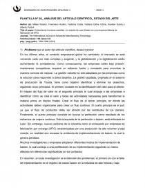 ANÁLISIS DEL ARTICULO CIENTIFICO_ ESTADO DEL ARTE. Página 1
