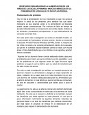 RECETARIO PARA MEJORAR LA ALIMENTACIÓN DE LOS NIÑOS DE LA ESCUELA PRIMARIA