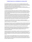 COMENTARIO PIRAMIDE POBLACION ESPAÑA 2015