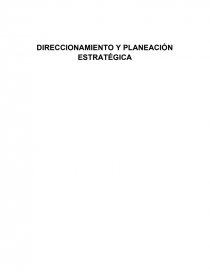 LA ESTRATEGIA. CONCEPTOS BÁSICOS. Página 1