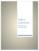 Práctica Login y Contraseña Base de Datos Para Dispositivos Moviles