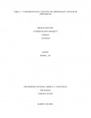 TAREA 1 – FUNDAMENTOS DEL CONCEPTO DE APRENDIZAJE Y ESTILOS DE APRENDIZAJE