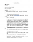 Actividad de Lenguajes expresivos