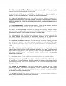 TECNICAS PARA ADMINISTRAR EL TIEMPO