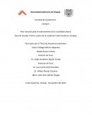 Plan sectorial para el mejoramiento de la movilidad urbana