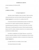 ASAMBLEA GENERAL La Granja Campesina S.A.