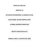 Actividad integradora: el mundo actual. La exclusión social