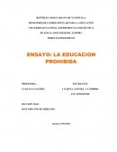 PELÍCULA:EDUCACIÓN PROHIBIDA