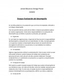 Ensayo Evaluación del desempeño