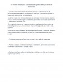 El análisis estratégico, las habilidades gerenciales y la toma de decisiones