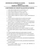CUESTIONARIO DE CONCEPTUALIZACIÓN DE PUENTES