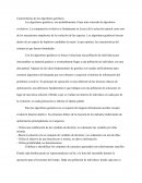 Característica de los algoritmos genéticos