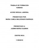 Acoso sexual laboral. Guion Acoso de Paula