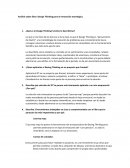 Análisis sobre libro: Design Thinking para la Innovación estratégica