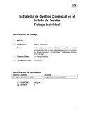 Estrategia de Gestión Comercial en el ámbito de Ventas