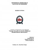 Análisis de Regresión Lineal Múltiple “Puntaje Promedio de Prueba SIMCE por Establecimiento Educacional”