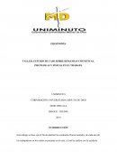 TALLER: ESTUDIO DE CASO SOBRE DEMANDAS COGNITIVAS, PSICOLOGAS Y FISICAS EN EL TRABAJO