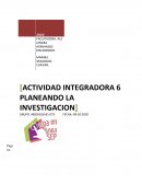 Planeando la investigacion