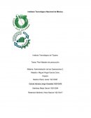 Plan Maestro de producción