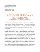 Persona y fecundidad. Filosofia Del Derecho