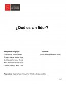 ¿Que es un lider?