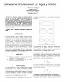 Nforme Simulaciones Luz, Agua, Sonido - Johnny Rivera