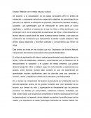 Ensayo: Relación con el medio natural y cultural.