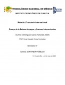 Ensayo de la Balanza de pagos y finanzas internacionales