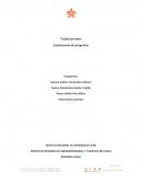 Tarjeta persona.Cuestionario de preguntas