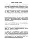 La matriz básica del escuchar