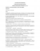 Actividad por contingencia