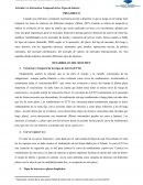 La Estructura Temporal de los Tipos de Interés