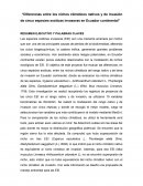 Modelación de nichos ecológicos de especies exóticas invasoras en Ecuador continental