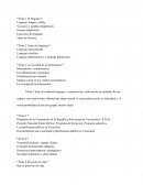 Lenguaje, lengua y habla. Variación y cambios lingüísticos