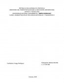 CURSO: ADMINISTRACIÓN DE RECURSOS MATERIALES Y FINANCIEROS