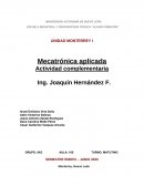 Mecatrónica aplicada