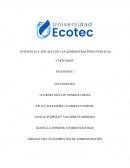 Eficiencia y eficacia de las administraciones públicas y privadas