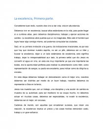 Excelencia. Página 1