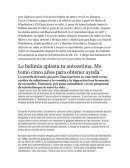 TRASTORNOS ALIMENTICIOS, CASO ZINA