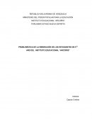 PROBLEMÁTICA DE LA EMIGRACIÓN DE LOS ESTUDIANTES DE 5TO