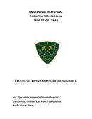 CONEXIONES DE TRANSFORMADORES TRIFASICOS